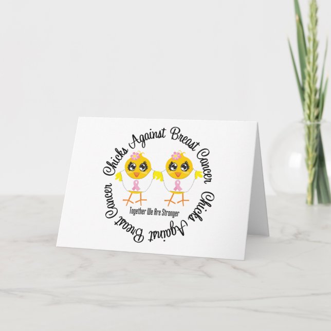 Cartão Pintinhos Contra Cancer (Frente)