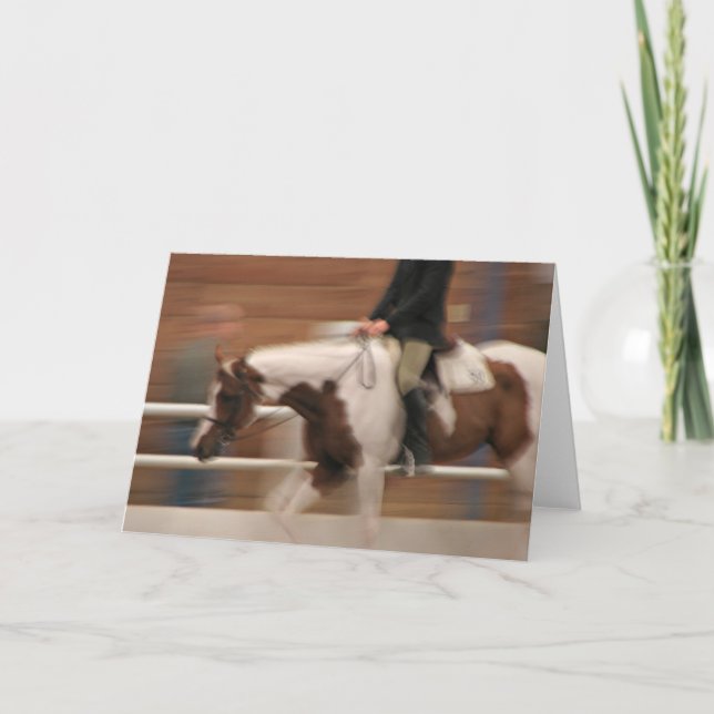 Cartão Pinto Inglês abstrato (Frente)