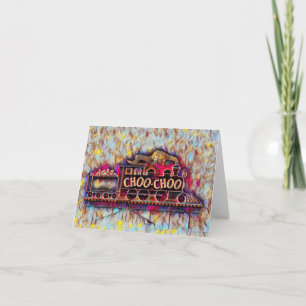 Cartão Pintor de néon Chattanooga Choo Choo