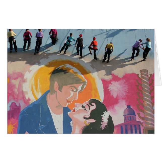 Cartão Pintores do poster de Mumbai (Frente Horizontal)