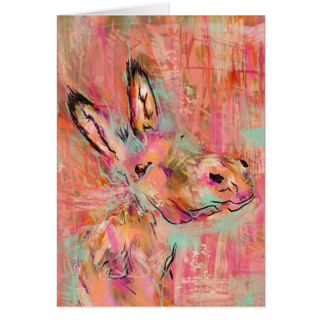 Cartão pintura burra (Frente)