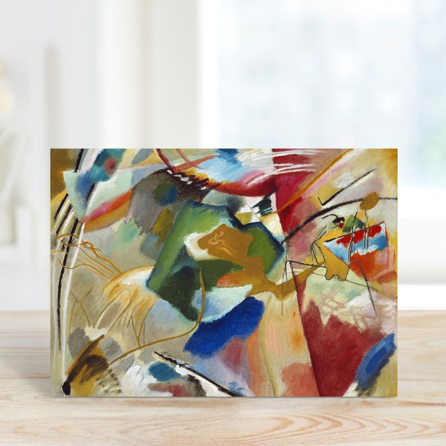 Cartão Pintura com o Green Center | Kandinsky (Criador carregado)