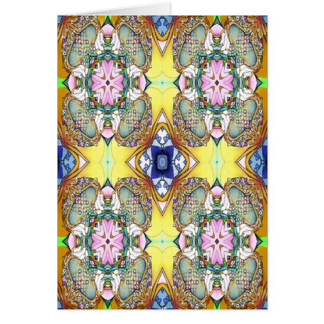 Cartão Pintura Cruzada Medieval (Frente)