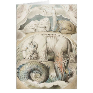 Cartão Pintura da arte de William Blake