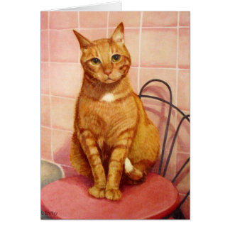 Cartão Pintura da mostarda