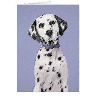 Cartão Pintura Dalmácia - Arte Cachorro Original