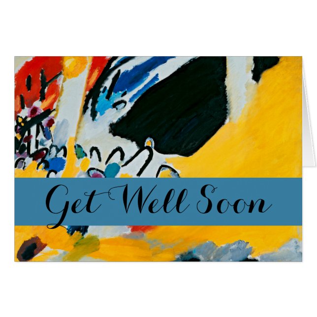 Cartão Pintura de Abstrato do concerto de Impressão de Ka (Frente Horizontal)