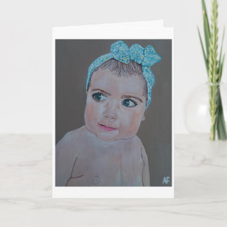Cartão Pintura de Bebê por Alfred Fox