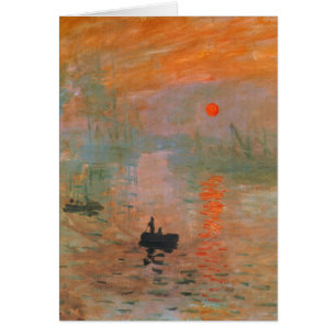 Cartão Pintura de Monet