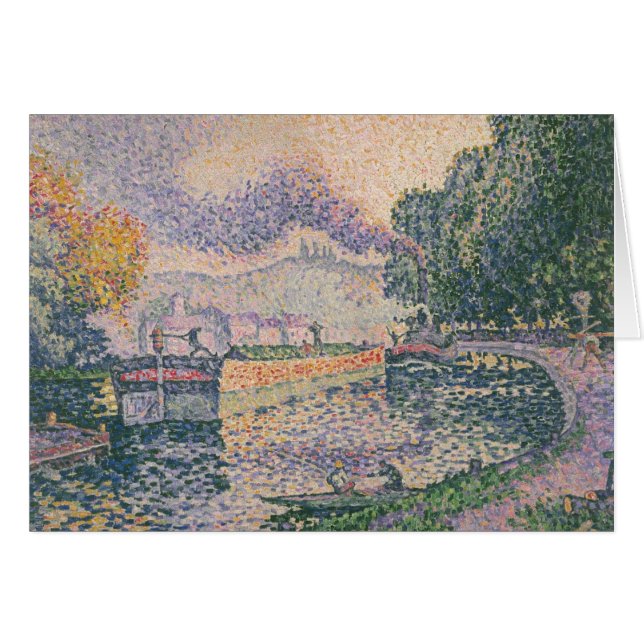 Cartão Pintura de Paul Signac (Frente Horizontal)