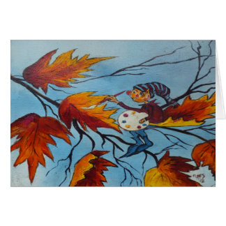 Cartão Pintura de Pixie de Pintura Ann Hayes