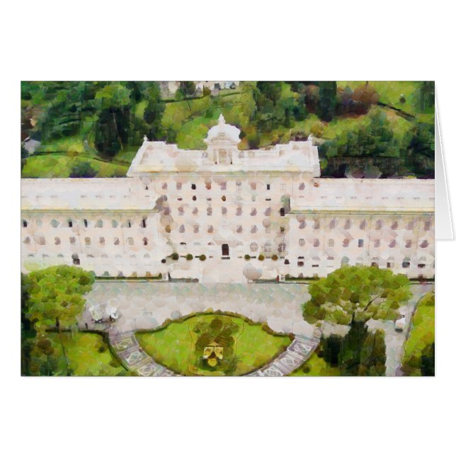 Cartão pintura de vaticano (Frente Horizontal)