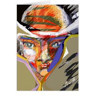 Cartão Pintura digital realizada en Photoshop con tablete