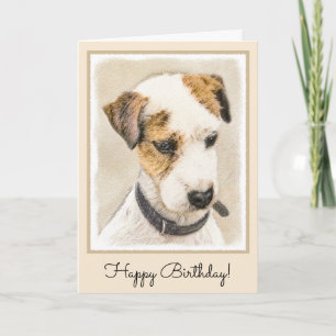Cartão Pintura do Parson Jack Russell Terrier - Arte Cani