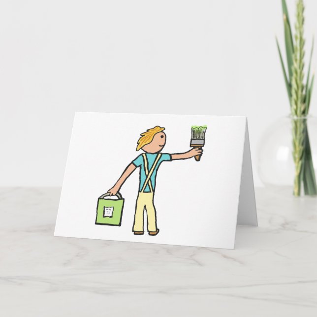 Cartão Pintura E Decoração (Frente)