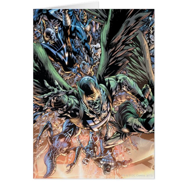 Cartão Pintura em grupo noturno mais negras - Cor (Frente)