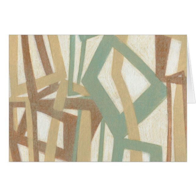 Cartão Pintura em mão livre por Norman Wyatt (Frente Horizontal)