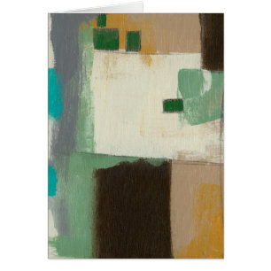 Cartão Pintura Expressionista com Traços Pesados de Pinc