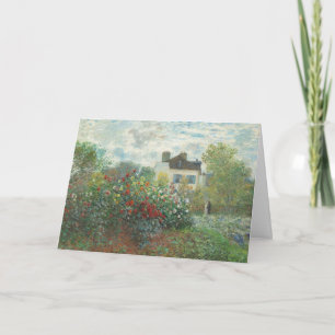 Cartão Pintura Impressionista do Renoir do Jardim do Arti