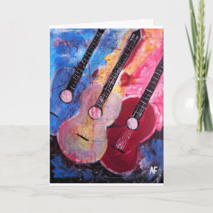 Cartão Pintura Jamming be Goode por Alfred Fox