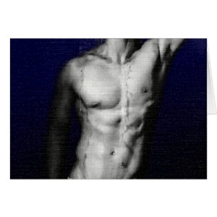 Cartão Pintura: Lifeguard asiático