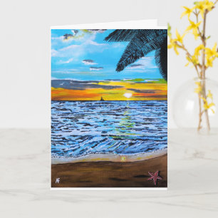 Cartão Pintura Perseguindo o Pôr do Sol por Alfred Fox