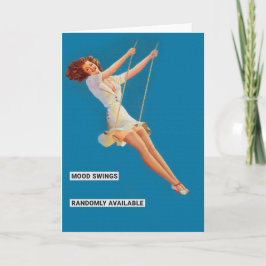 Cartão Pinup Retro Funny