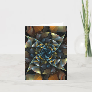 Cartão Pinwheel Abstract Art Note Card