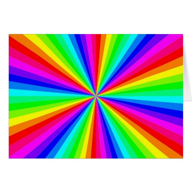 CARTÃO PINWHEEL RAINBOW (Frente horizontal)