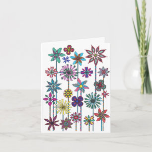 Cartão Pinwheels Birthday Card
