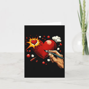 Cartão Pionate Heart Sticker