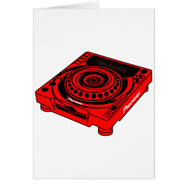 Cartão Pioneiro CDJ 1000 (Frente)