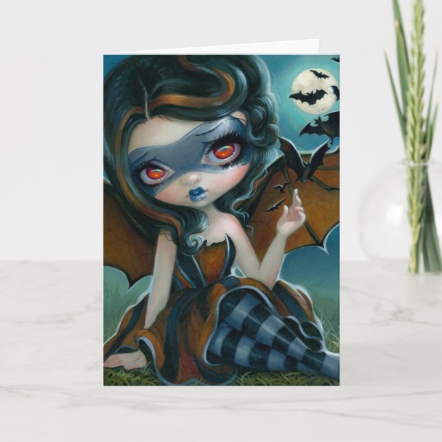 Cartão "Pipistrello" Greeting Card (Frente)