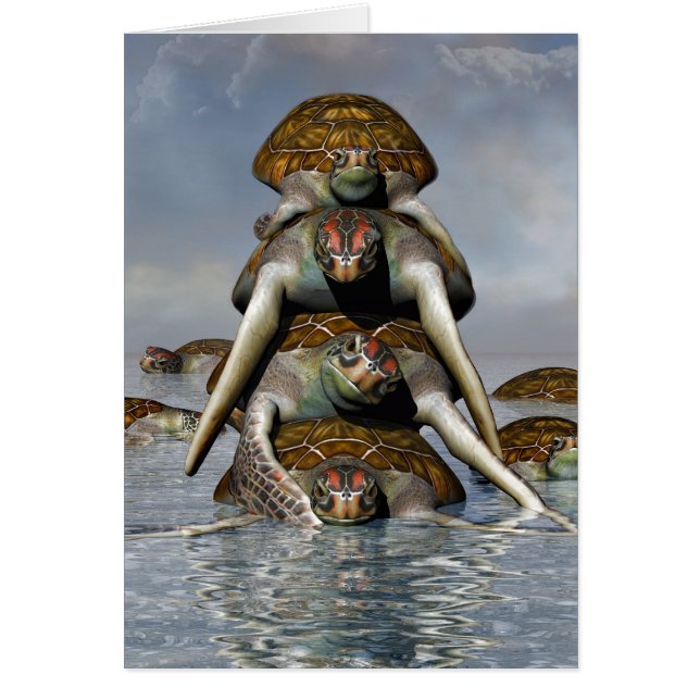 Cartão Pirâmide do amor (Frente)