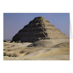 Cartão Pirâmide do Rei Djoser Reino Antigo