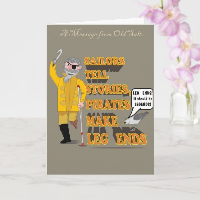 CARTÃO PIRATA; VELHO SALT (Orquídea)