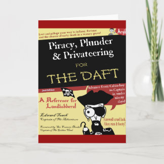 Cartão Pirataria para o tonto
