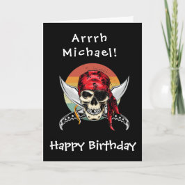 Cartão Pirate Birthday