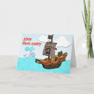Cartão Pirate Birthday Card