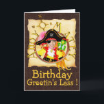 Cartão Pirate custom photo birthday card<br><div class="desc">It's 100% PERSONALIZED. ADD YOUR PHOTO & TEXT, CHANGE COLORS & FONT, SELECT STYLE ... ..IT'S TOTALLY FREE TO PLAY AROUND TO COME UP WITH YOUR OWN UNIQUE FANTASTIC CREATION Visit my Zazzle on-line stores to find out more online custom gifts and Stationeries from thousands of ART@PRINT designs. We are...</div>