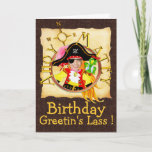 Cartão Pirate custom photo birthday card<br><div class="desc">It's 100% PERSONALIZED. ADD YOUR PHOTO & TEXT, CHANGE COLORS & FONT, SELECT STYLE ... ..IT'S TOTALLY FREE TO PLAY AROUND TO COME UP WITH YOUR OWN UNIQUE FANTASTIC CREATION Visit my Zazzle on-line stores to find out more online custom gifts and Stationeries from thousands of ART@PRINT designs. We are...</div>