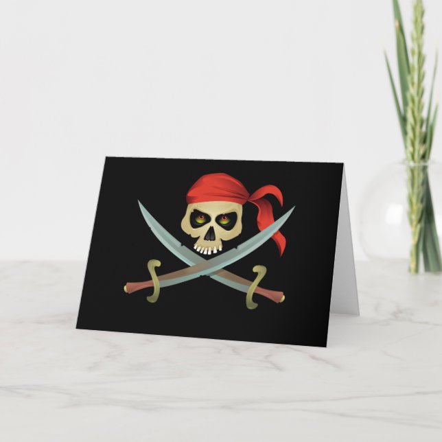 Cartão Pirate Greeting Cards (Frente)