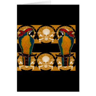 Cartão Pirate Parrots