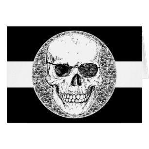 Cartão pirate skull