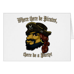 Cartão Pirates Rock!