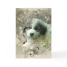 Pirenéus de Excelente de Aquarelas Puppy Sweet
