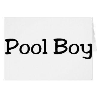 Cartão Piscina Boy