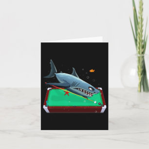 Cartão Piscina Shark Billiards 8 9 Ball Hetero Carom Snoo