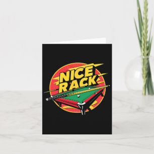 Cartão Piscina Shark Billiards Belo Rack Funny Puns 8 Bal