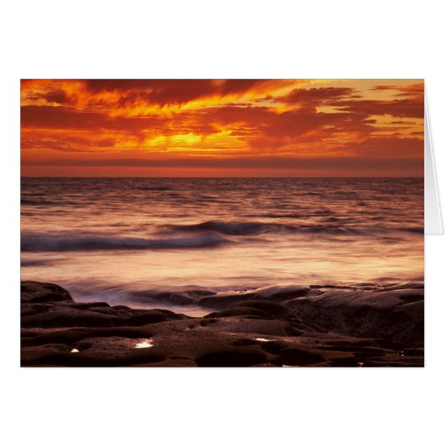 Cartão Piscinas de La Jolla Tide (Frente Horizontal)